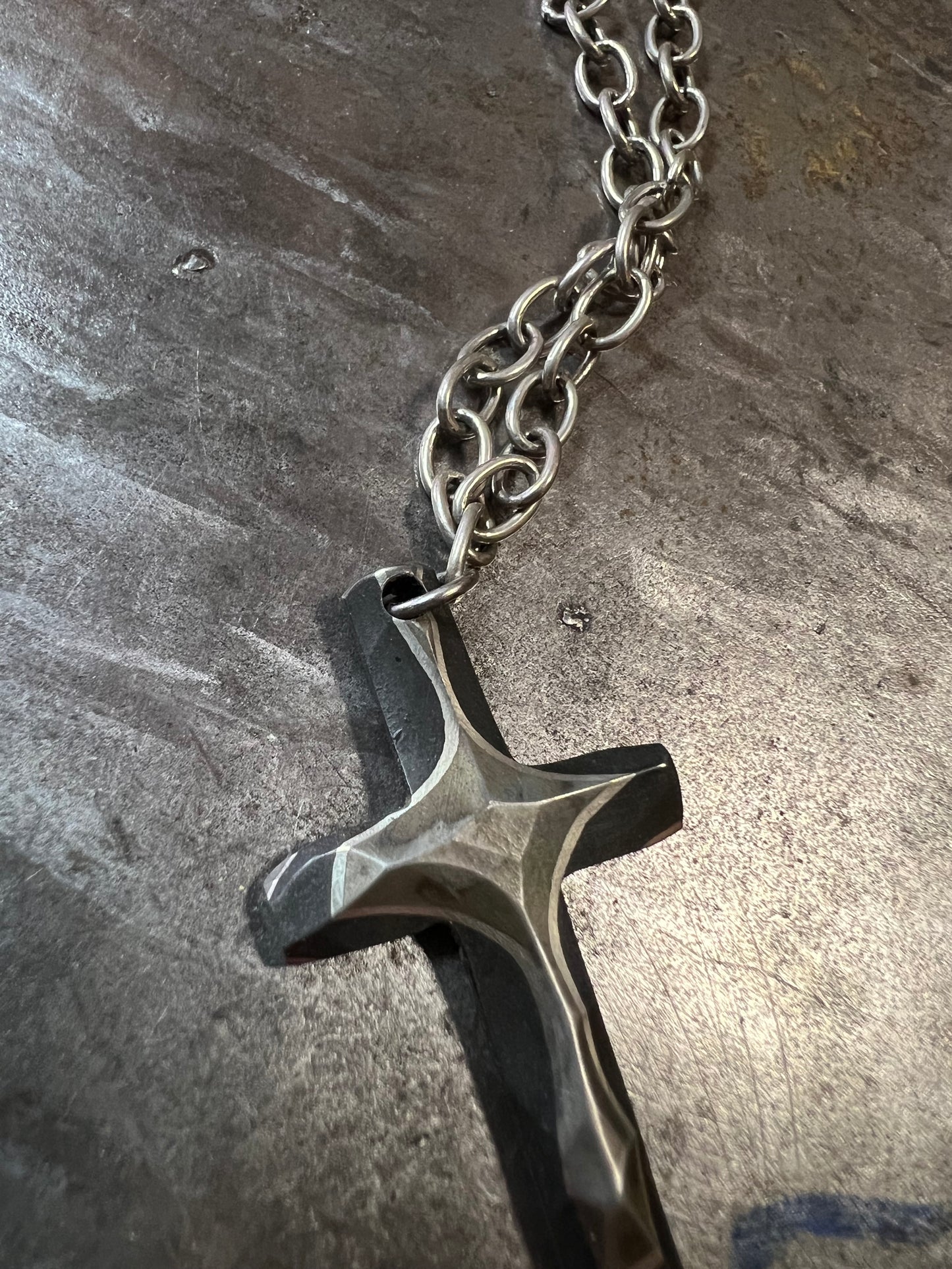 Croix acier/nickel