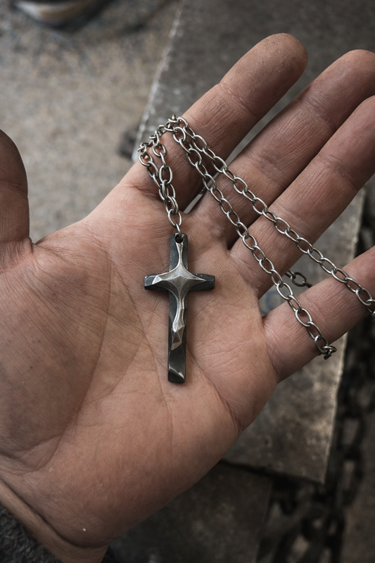 Croix acier/nickel